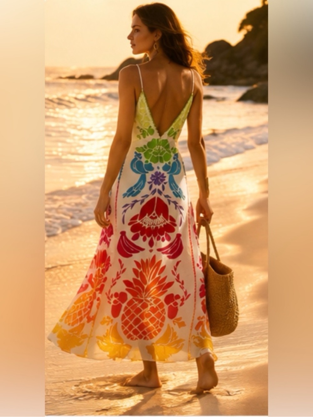 The FARM RIO Tropical Graphic Maxi - Picture 2 of 8